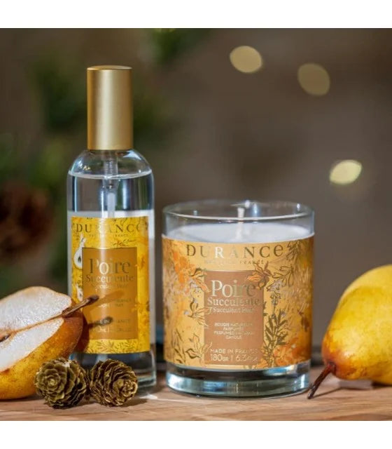 Succulent Pear Candle and Home Fragrance Air freshener Set